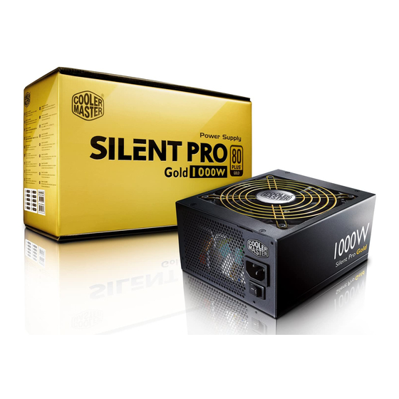 Cooler Master SILENT PRO GOLD SERIES Specifications