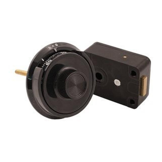 Sargent and Greenleaf 8560 Installation And Combinatiion Changing Instructions