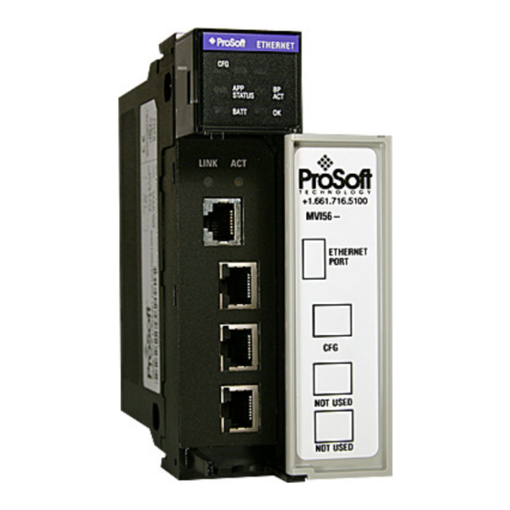 ProSoft Technology inRAx MVI56-GEC User Manual