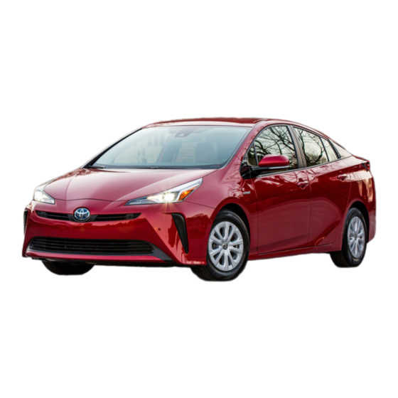 Toyota Prius 2020 Quick Reference Manual
