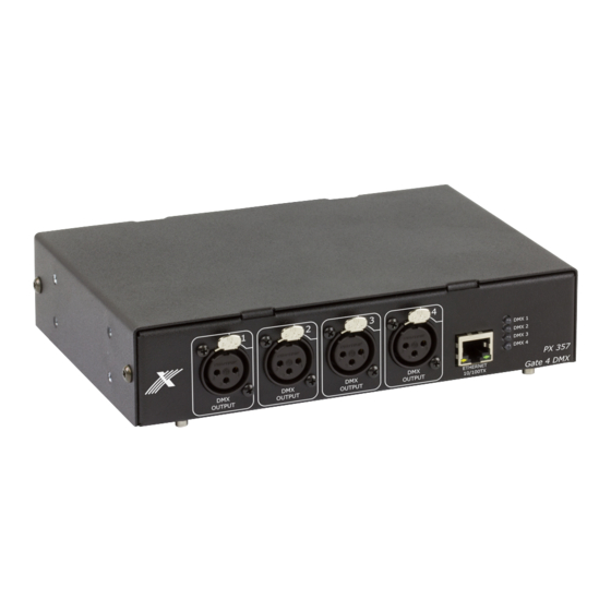 PXM Gate 4 DMX Manual