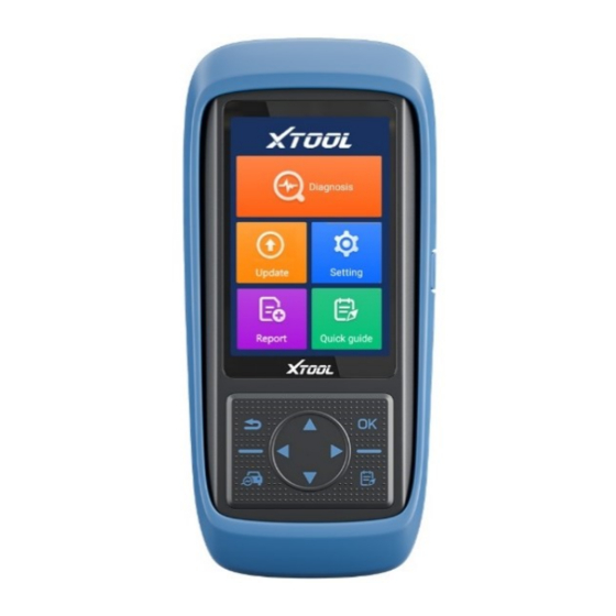 Xtool PS701 Pro Quick Manual