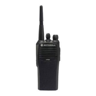 Motorola Commercial Series Service Information
