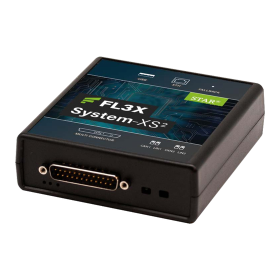 Star FL3X System-XS Manuals