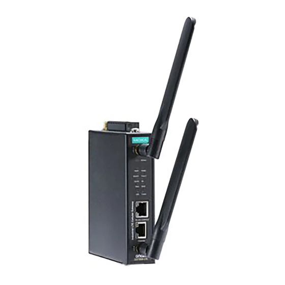 Moxa Technologies OnCell G3150A-LTE Quick Installation Manual