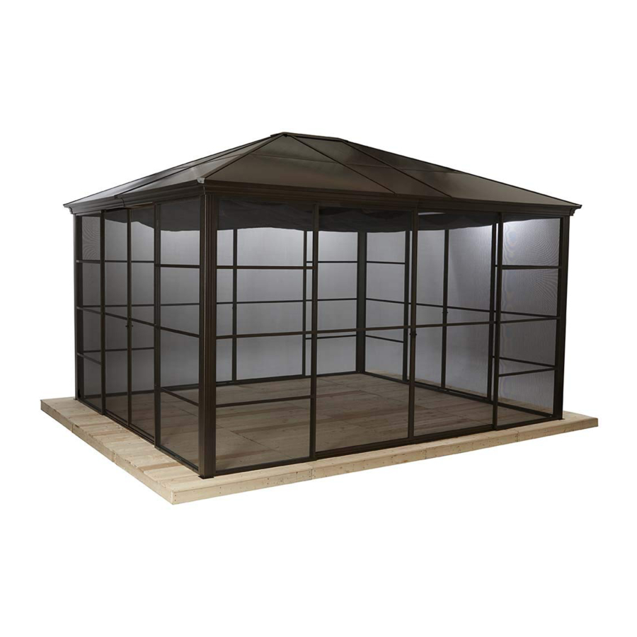 Sojag Castel Hard Top Gazebo Manuals