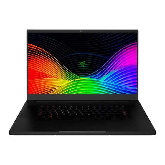 Razer Blade Pro 17 User Manual