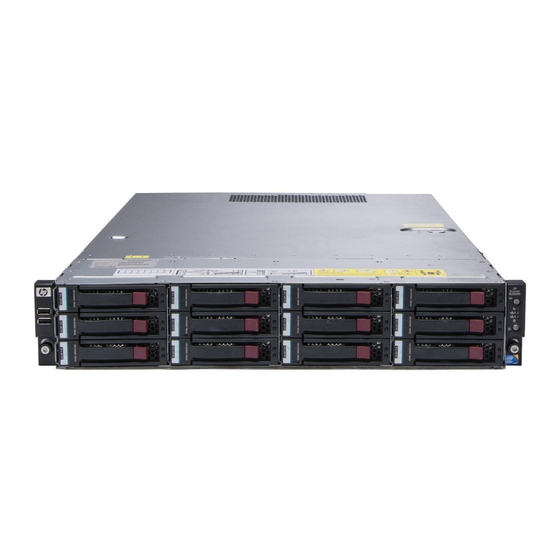 HP ProLiant DL180se G6 Server Manuals