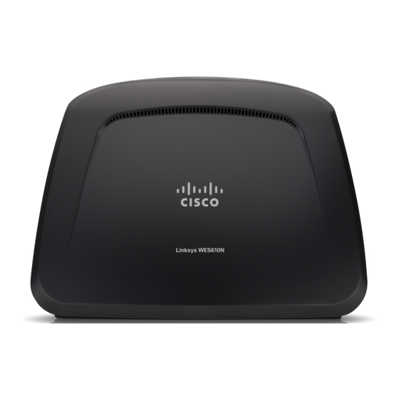 Cisco Linksys WES610N Manuals
