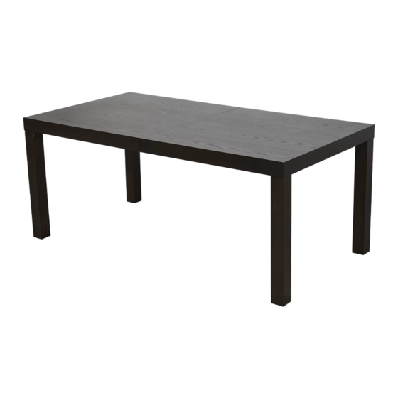 West Elm parsons expandable table Assembly Instructions