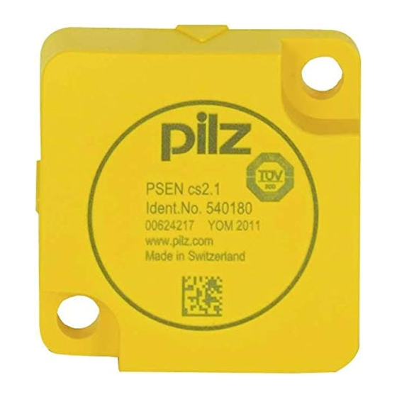 Pilz PSEN cs4.1 M12/8-1.5m Operating Manual