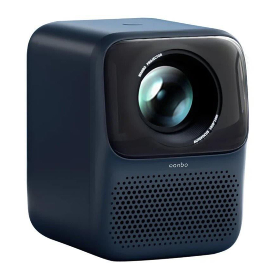 Wanbo T2 Max Blue v2 User Manual