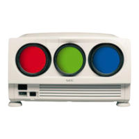 Nec MultiSync XG750A Setup Manual