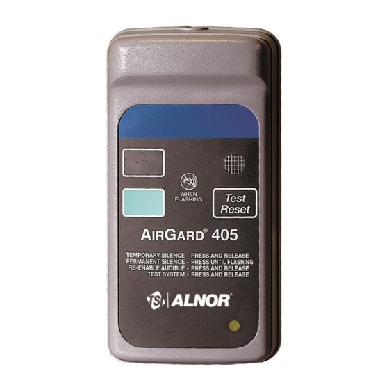 TSI Instruments Alnor AirGard 405-D Owner's Manual