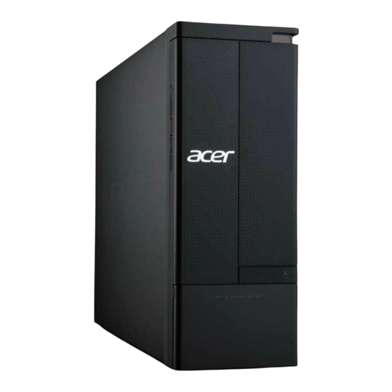 Acer Aspire X1935 Manuals