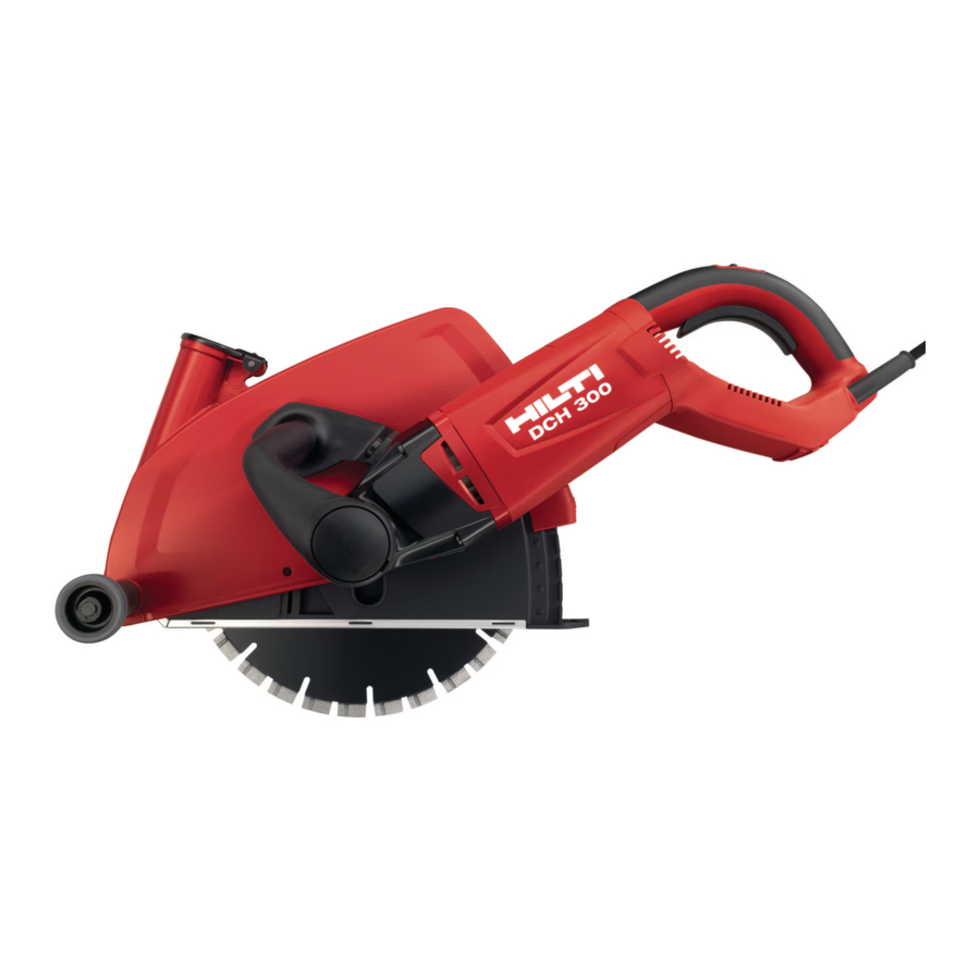 Hilti DCH 300 Manual