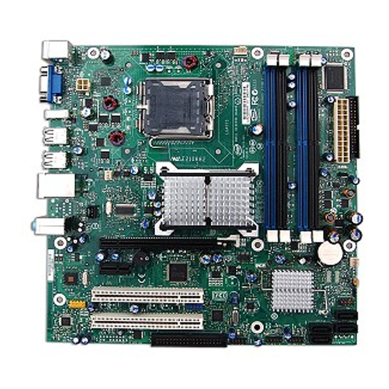 Intel DG33BU - Desktop Board Classic Series Motherboard Product Manual