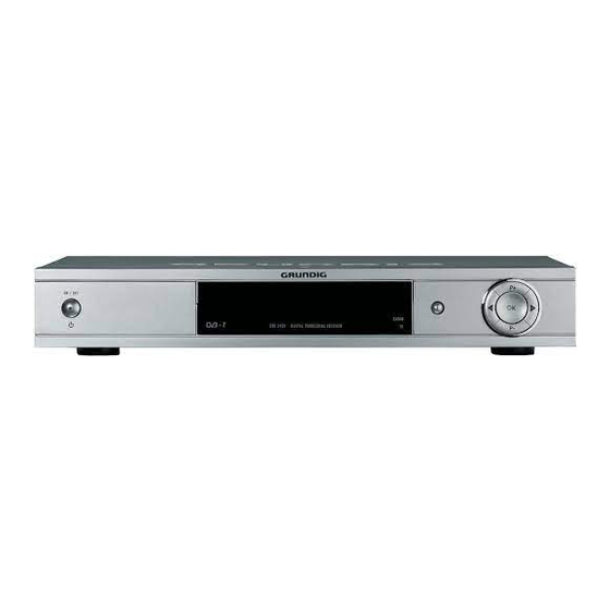 Grundig DTR 2420 User Manual