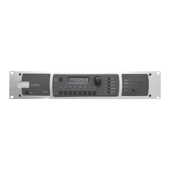 Cloud DCM-1 Installation And User Manual