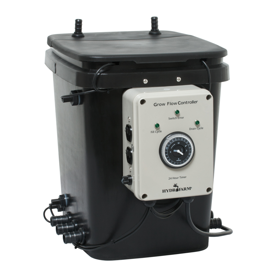 Hydrofarm Active Aqua Grow Flow Controller Instructions Manual