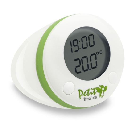 Terraillon Petit Digital bath and ambient thermometer Manual