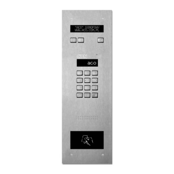 ACO INSPIRO 1 Series Installation Manual