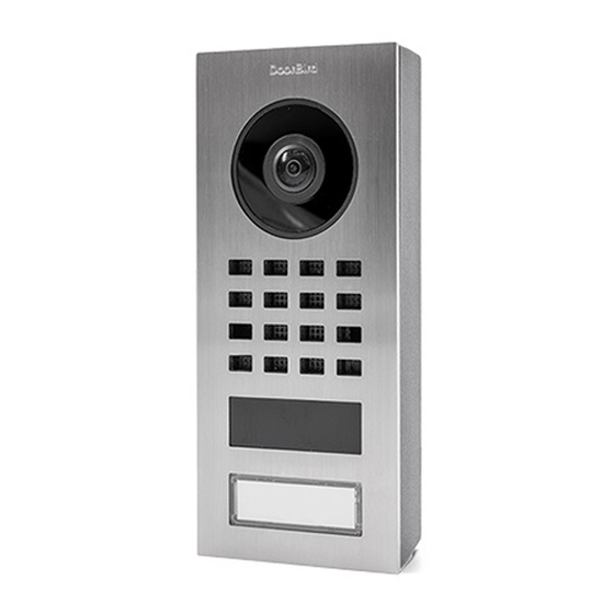 DoorBird D1101KH Manuals
