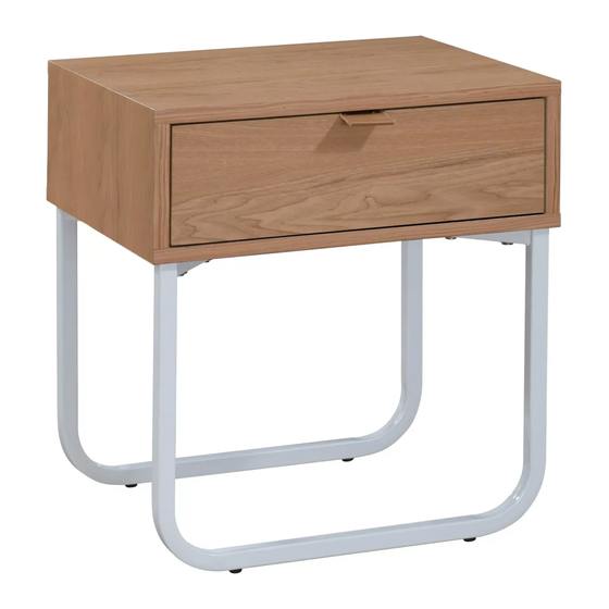 ROOM LIFE NOAH BEDSIDE TABLE Assembly Instructions Manual