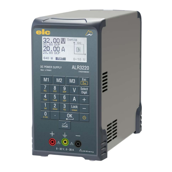 ELC ALR3220 Quick Start Manual