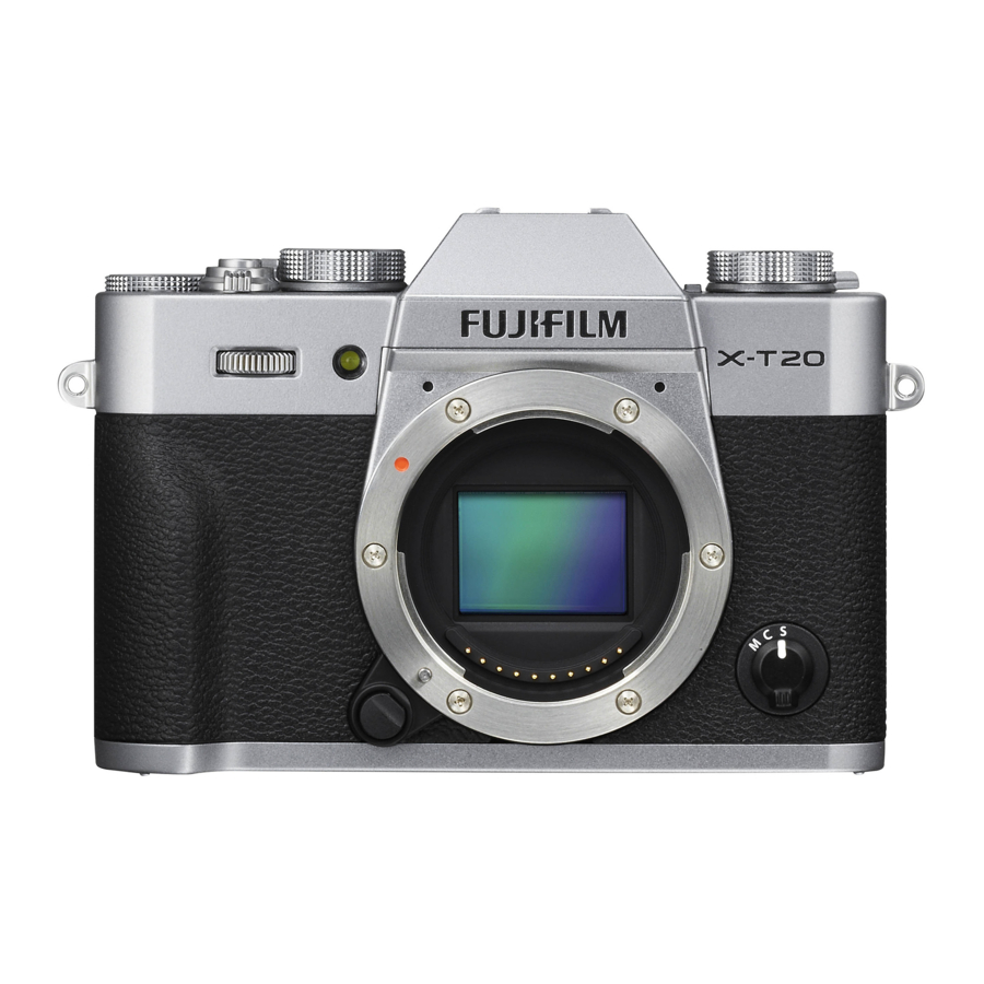 FujiFilm X-T20 - Digital Camera Manual