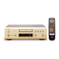 Denon DVD-A1 Operating Instructions Manual