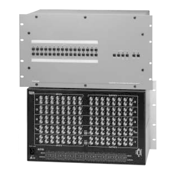 Extron electronics CrossPoint Plus 84 User Manual