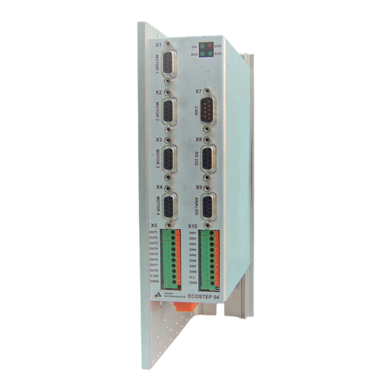 JAT ECOSTEP 54 Manuals