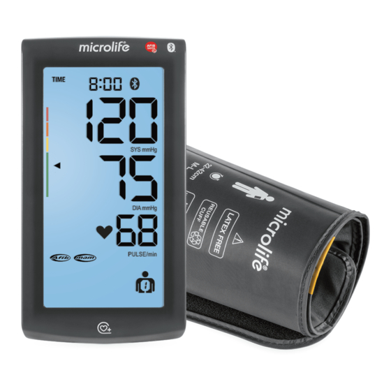 Microlife BPA7 Touch BT Manual