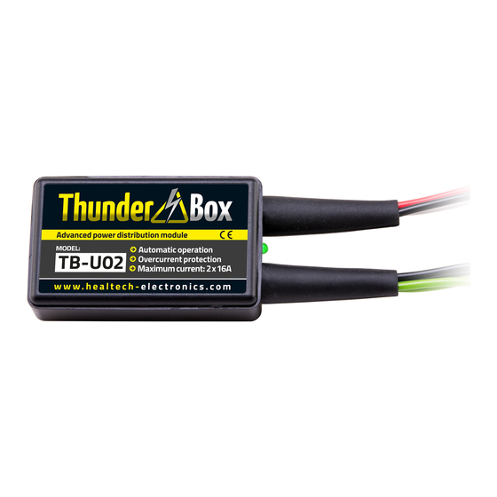 HealTech Electronics ThunderBox User Manual