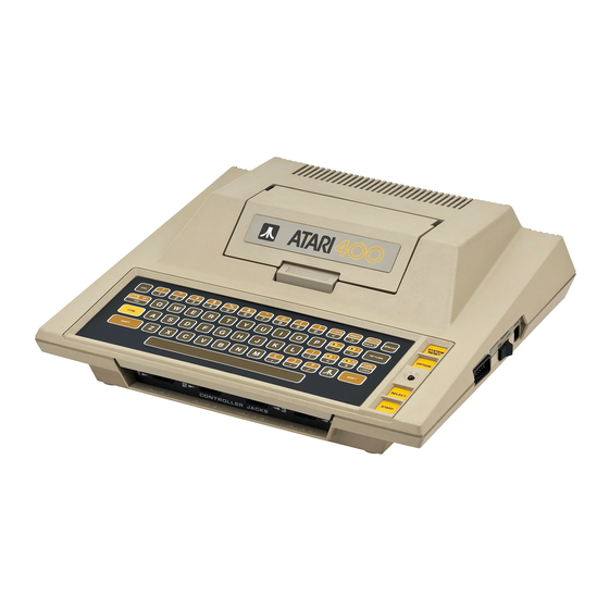Atari 400 Installation Instructions Manual