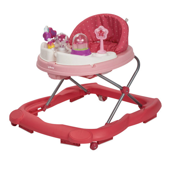 Disney baby minnie mouse hot sale music & lights walker manual