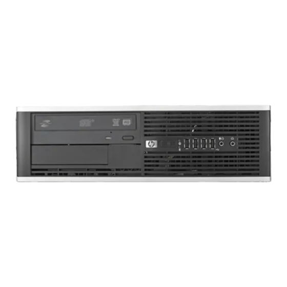 HP Compaq 6000 Pro Small Form Factor Hardware Reference Manual