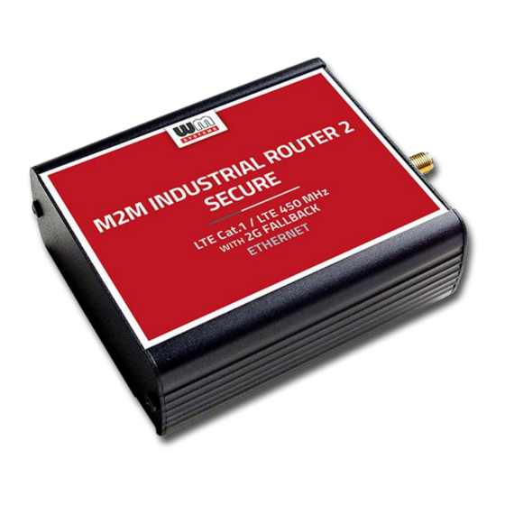 WM Systems M2M Industrial Router 2 SECURE User Manual