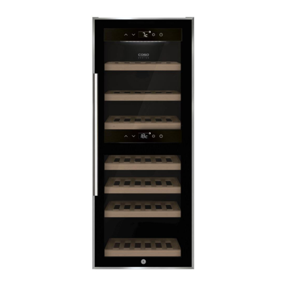 CASO DESIGN WineComfort 38 black Cooler Manuals