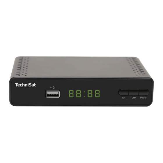 TechniSat TERRABOX T3 User Manual