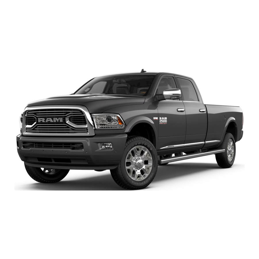 RAM 1500, 2500, 3500 Manual