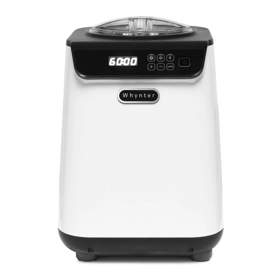 Whynter ICM-128WS Manual