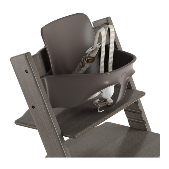 Stokke TRIPP TRAPP BABY SET AND EXTENDED GLIDER Manual