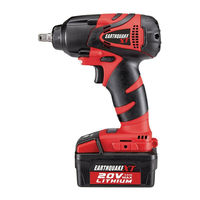 Harbor Freight Tools EarthquakeXT EQ12XT-20V Owner's Manual