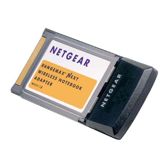 NETGEAR RangeMax WN511T User Manual