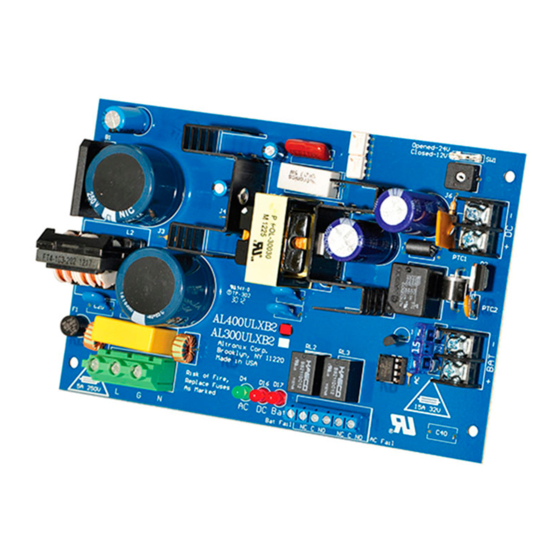 Altronix AL300XB2V Installation Manual