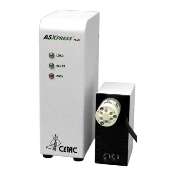 CETAC ASXPRESS PLUS Operator's Manual
