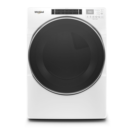 Whirlpool WGD8620HW Quick Start Manual