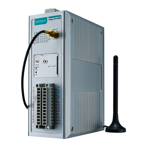 Moxa Technologies ioLogik 2500 Series Quick Installation Manual